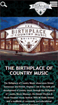 Mobile Screenshot of birthplaceofcountrymusic.org